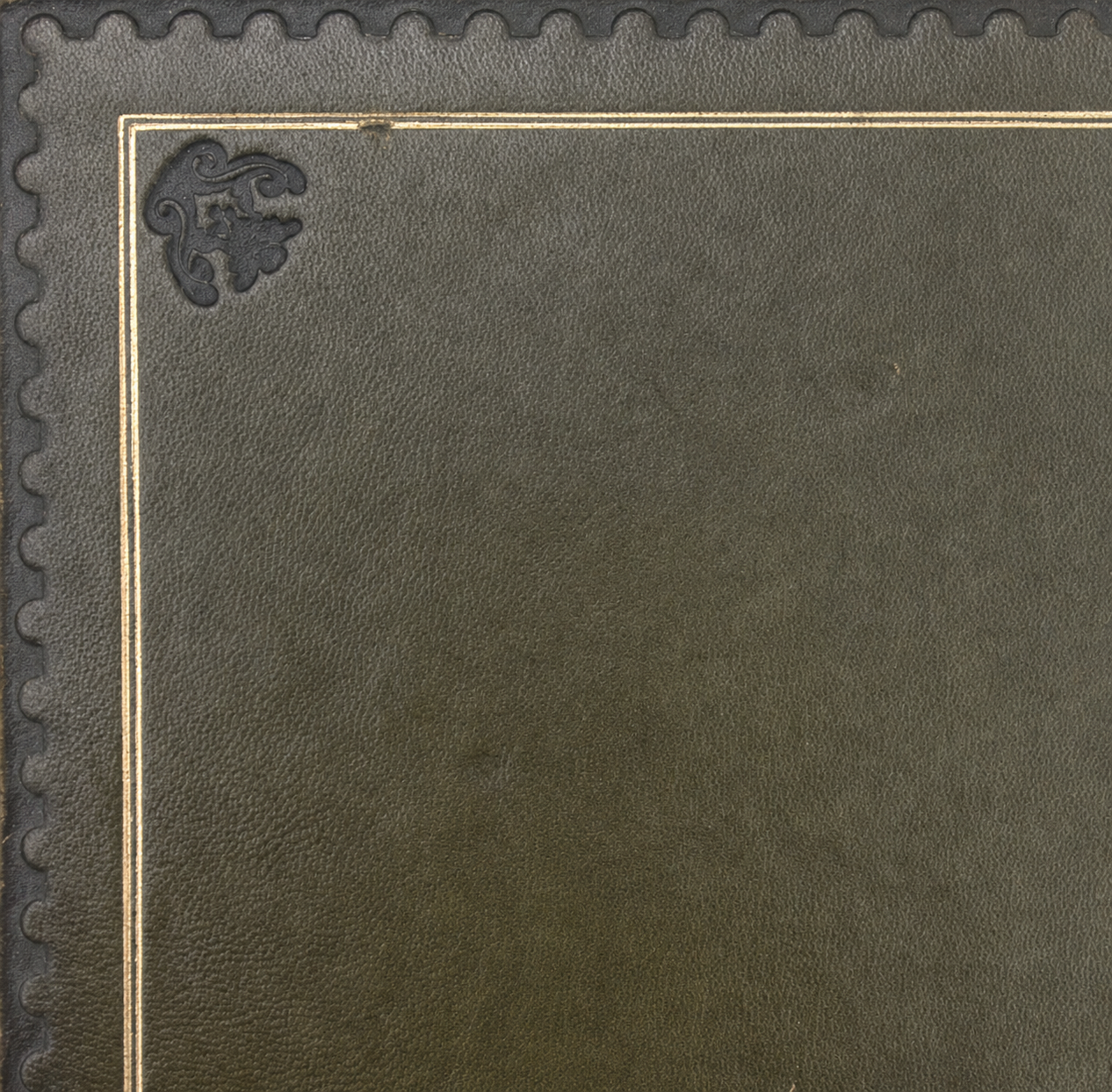 Desk leather tooling pattern 5