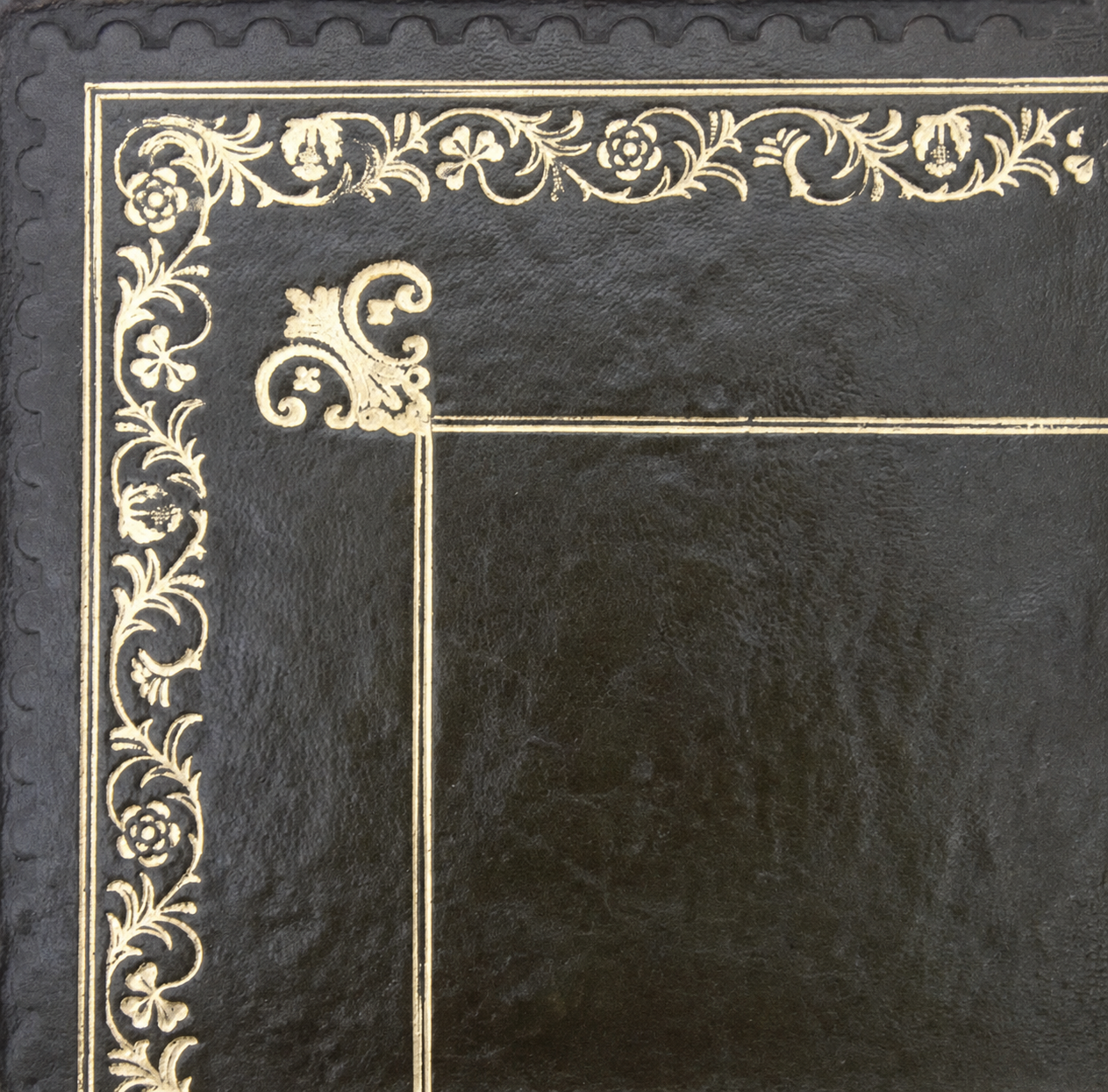 Desk leather tooling pattern 6