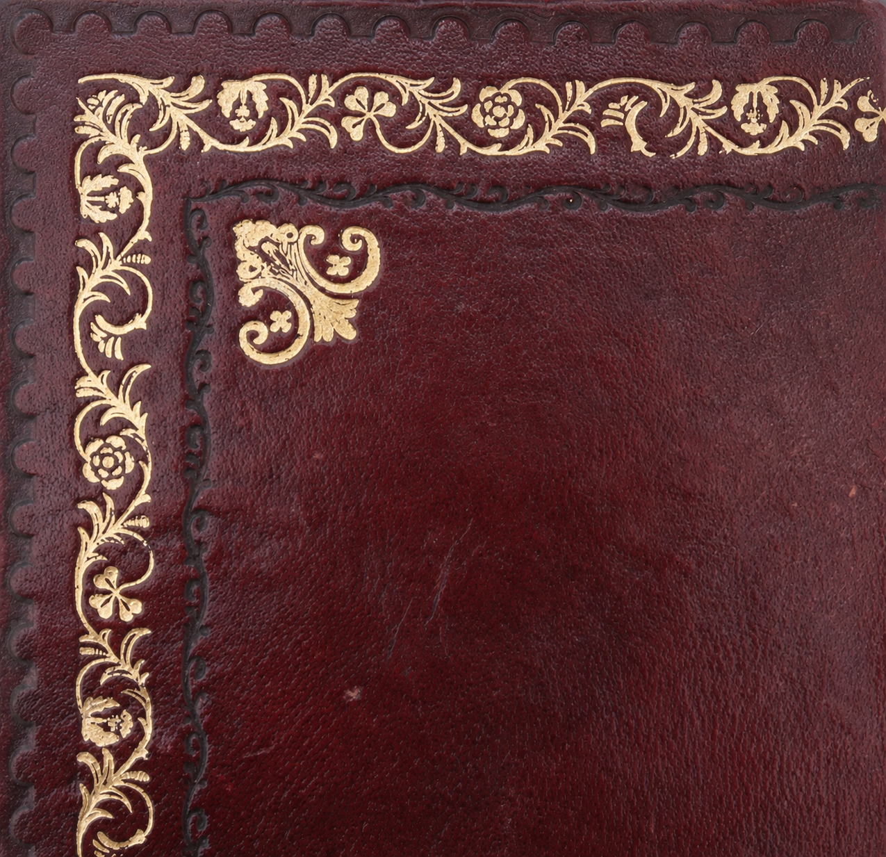 Desk leather tooling pattern 11