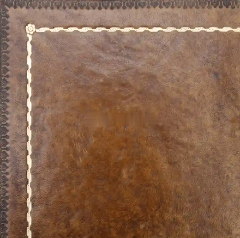 Desk leather tooling pattern 21