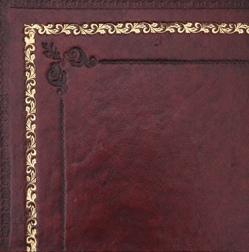 Desk leather tooling pattern 24