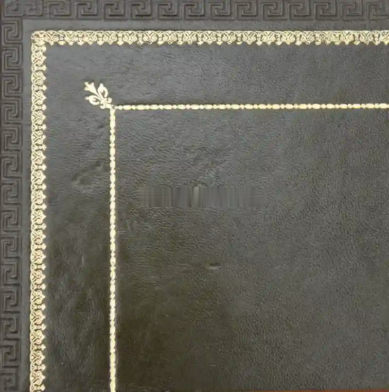 Desk leather tooling pattern 25