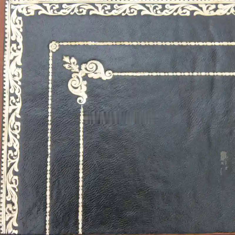 Desk leather tooling pattern 30
