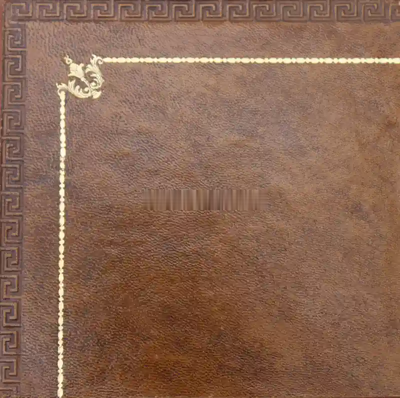 Desk leather tooling pattern 33