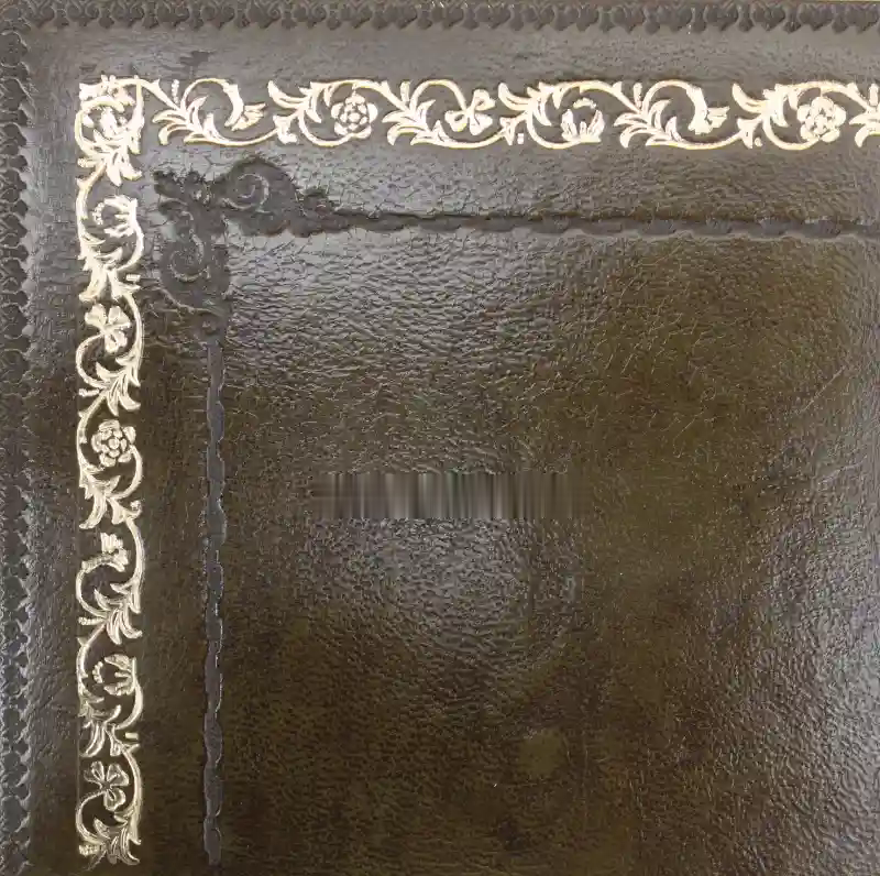 Desk leather tooling pattern 35