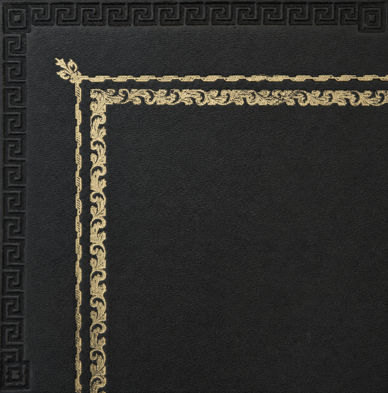 Desk leather tooling pattern 40