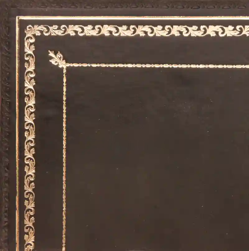 Desk leather tooling pattern 41