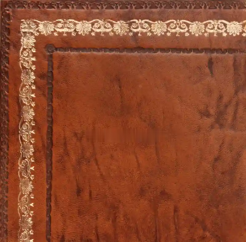 Desk leather tooling pattern 44