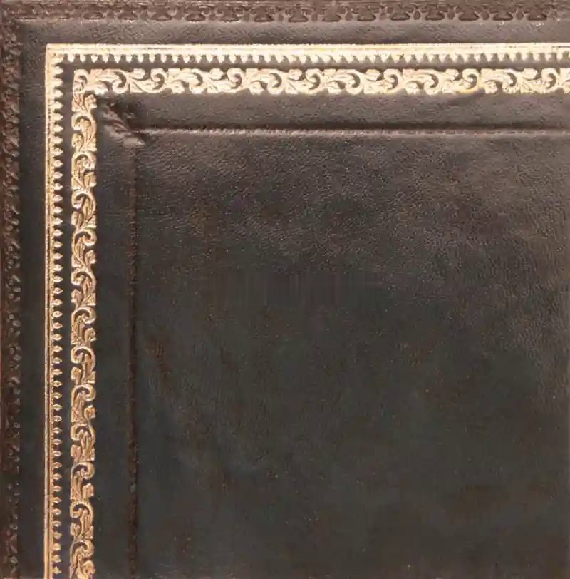 Desk leather tooling pattern 47
