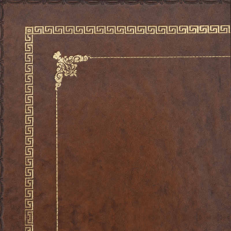 Desk leather tooling pattern 48
