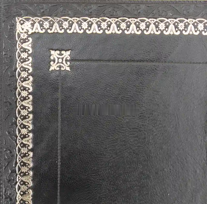 Desk leather tooling pattern 53