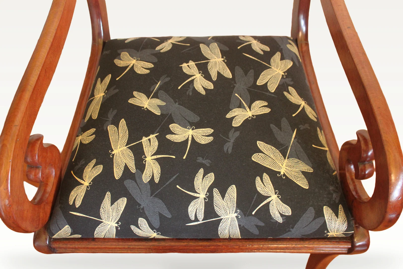 Regency mahogany armchair — view 7