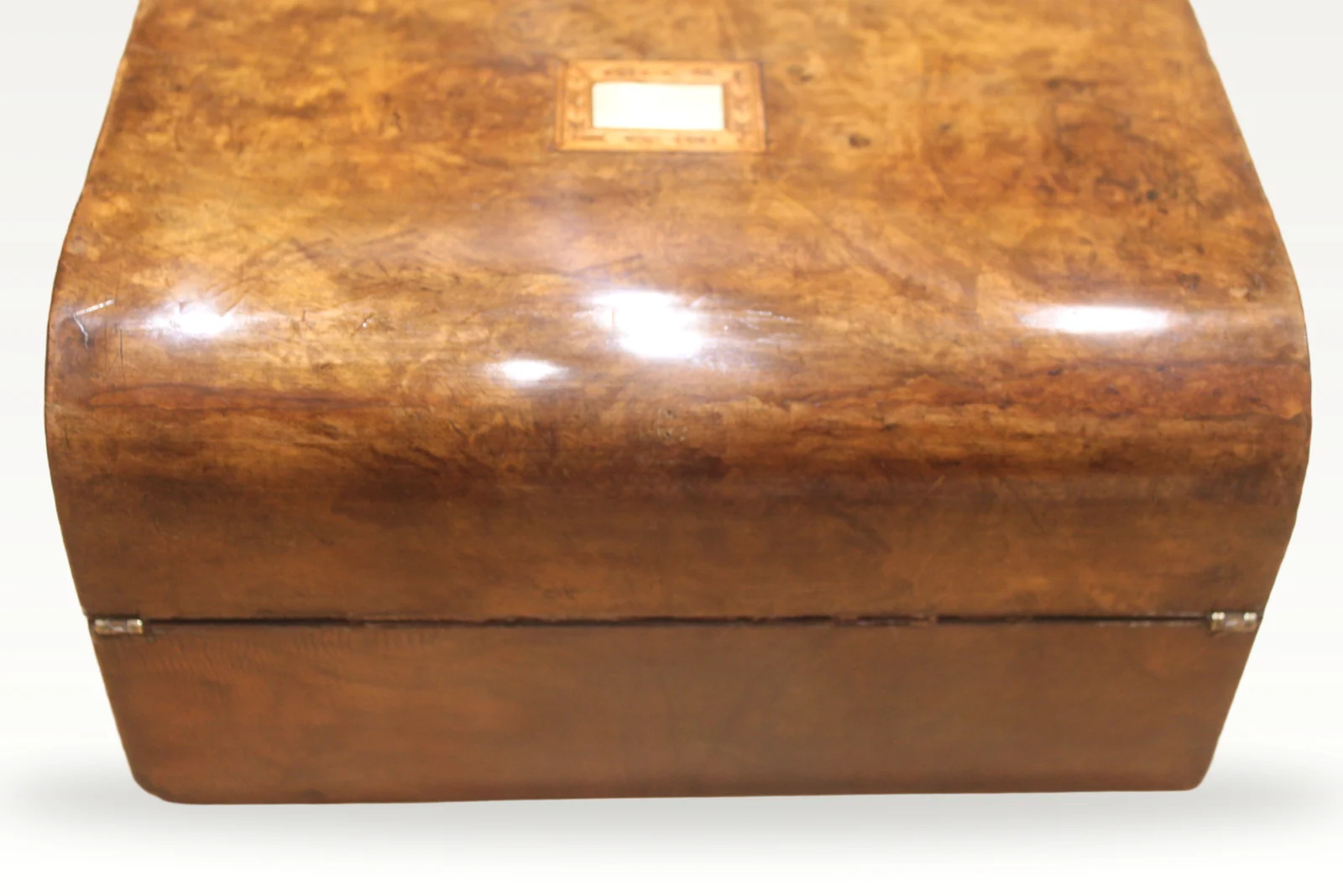 Victorian burr walnut writing slope 4907 — view 4