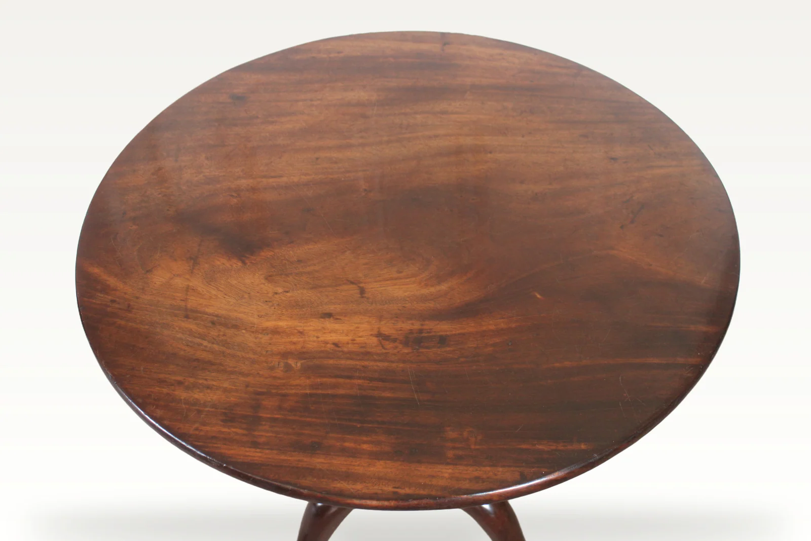 18th century mahogany birdcage table — view 2