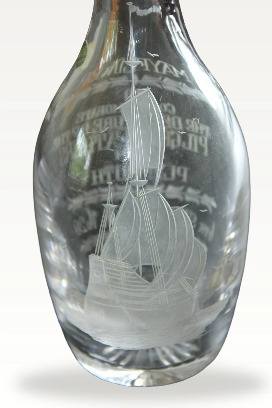 Mayflower commemorative decanter — view 3