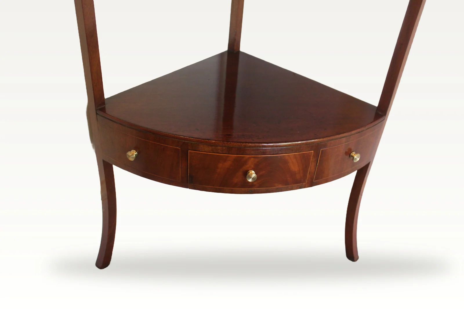 Georgian mahogany corner washstand — view 4