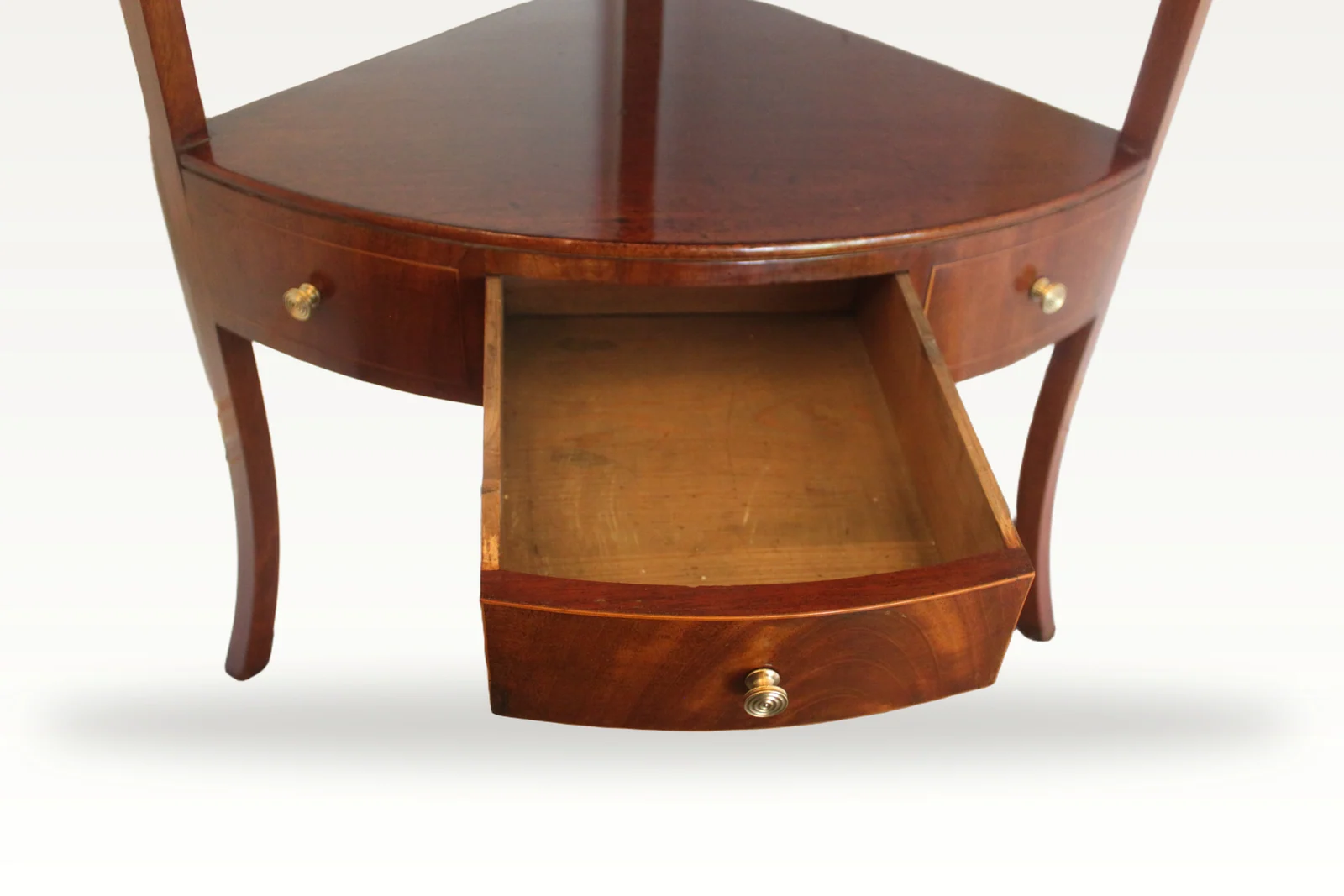 Georgian mahogany corner washstand — view 5
