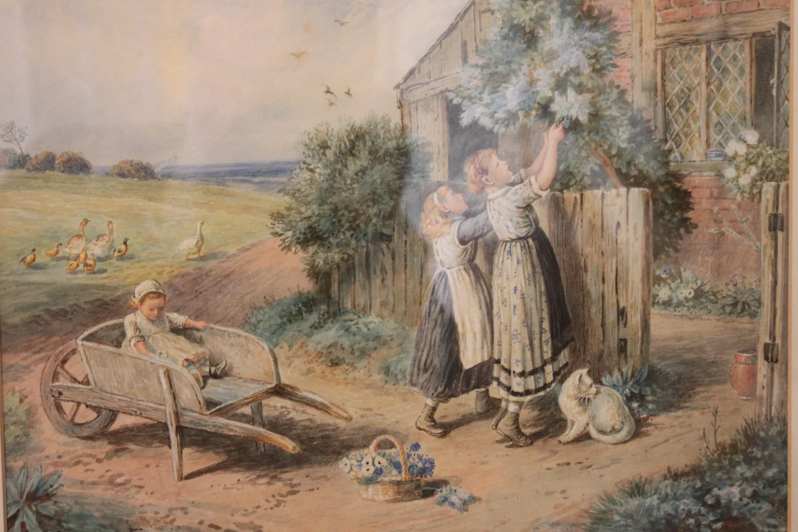 Fine pair of watercolours after Miles Birket Foster — view 6