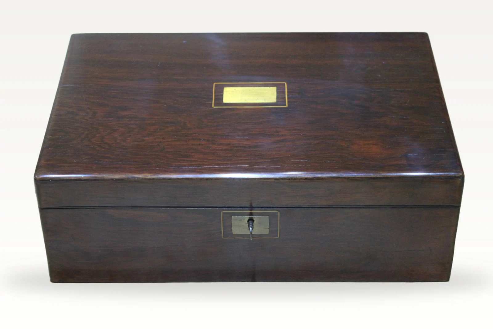An early Victorian rosewood writing slope — view 2