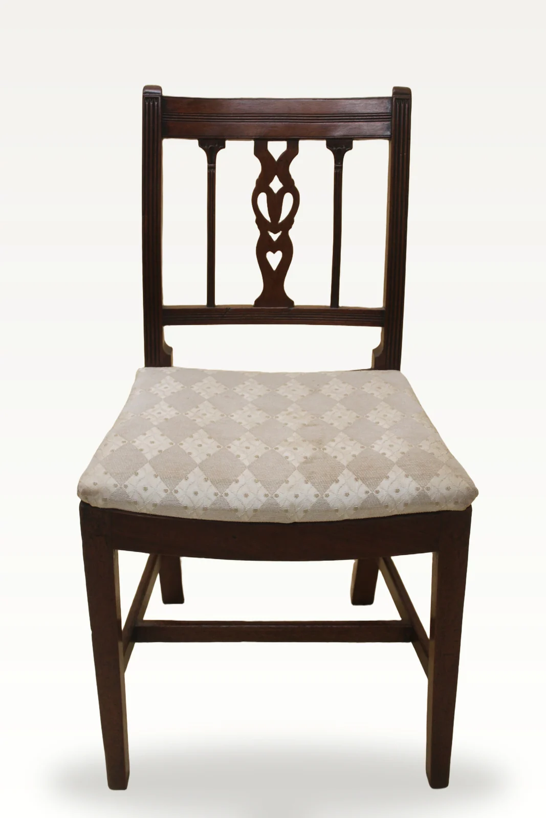 A set of six late 18th century dining chairs