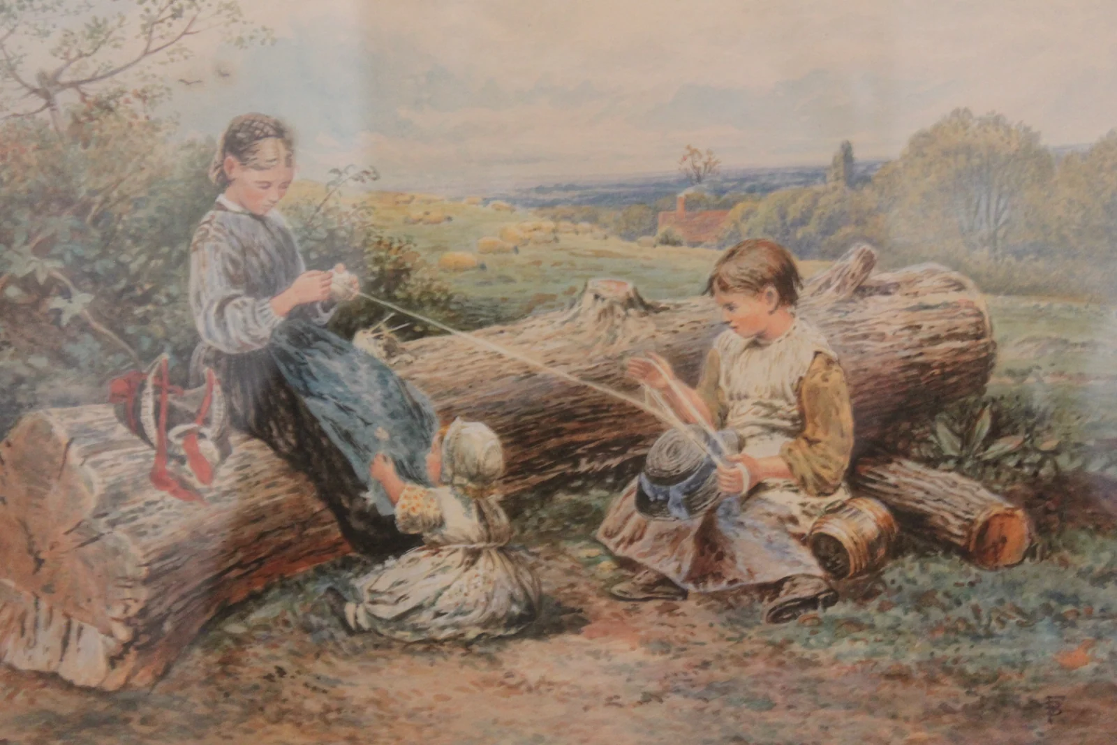 Fine pair of watercolours after Miles Birket Foster — view 4