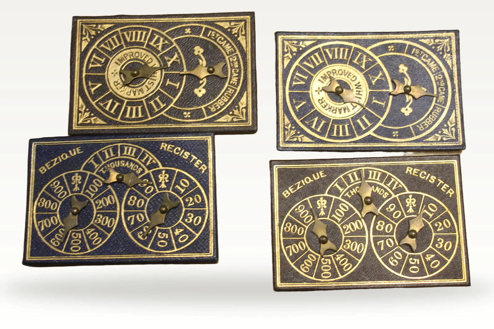 Victorian burr walnut games compendium — view 9