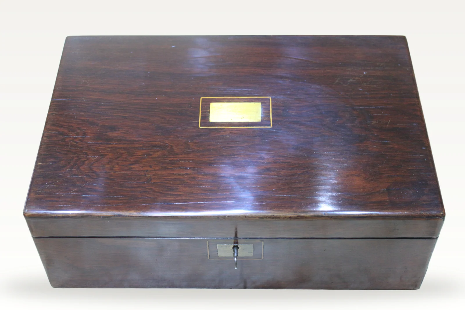 An early Victorian rosewood writing slope — view 11