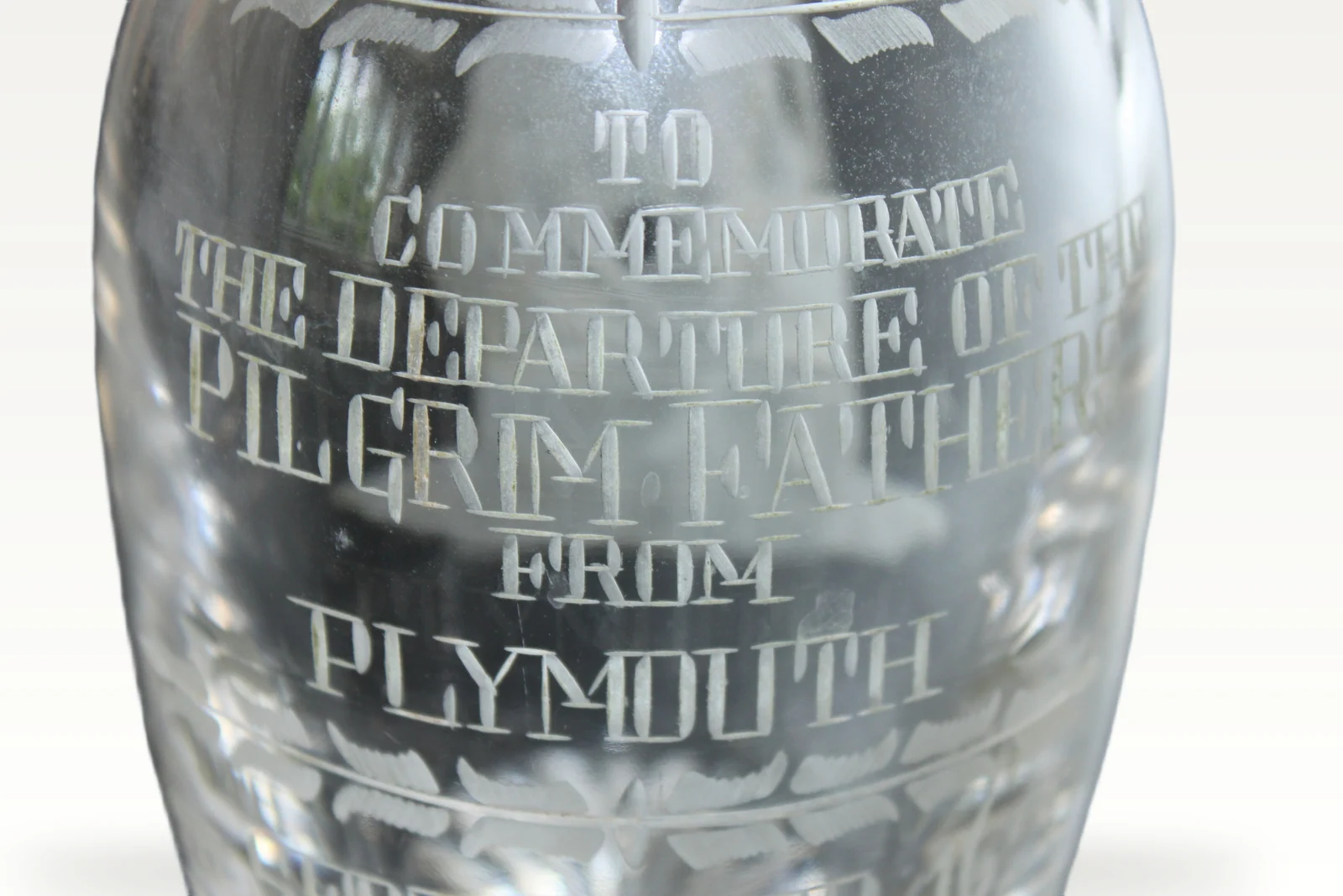 Mayflower commemorative decanter — view 2