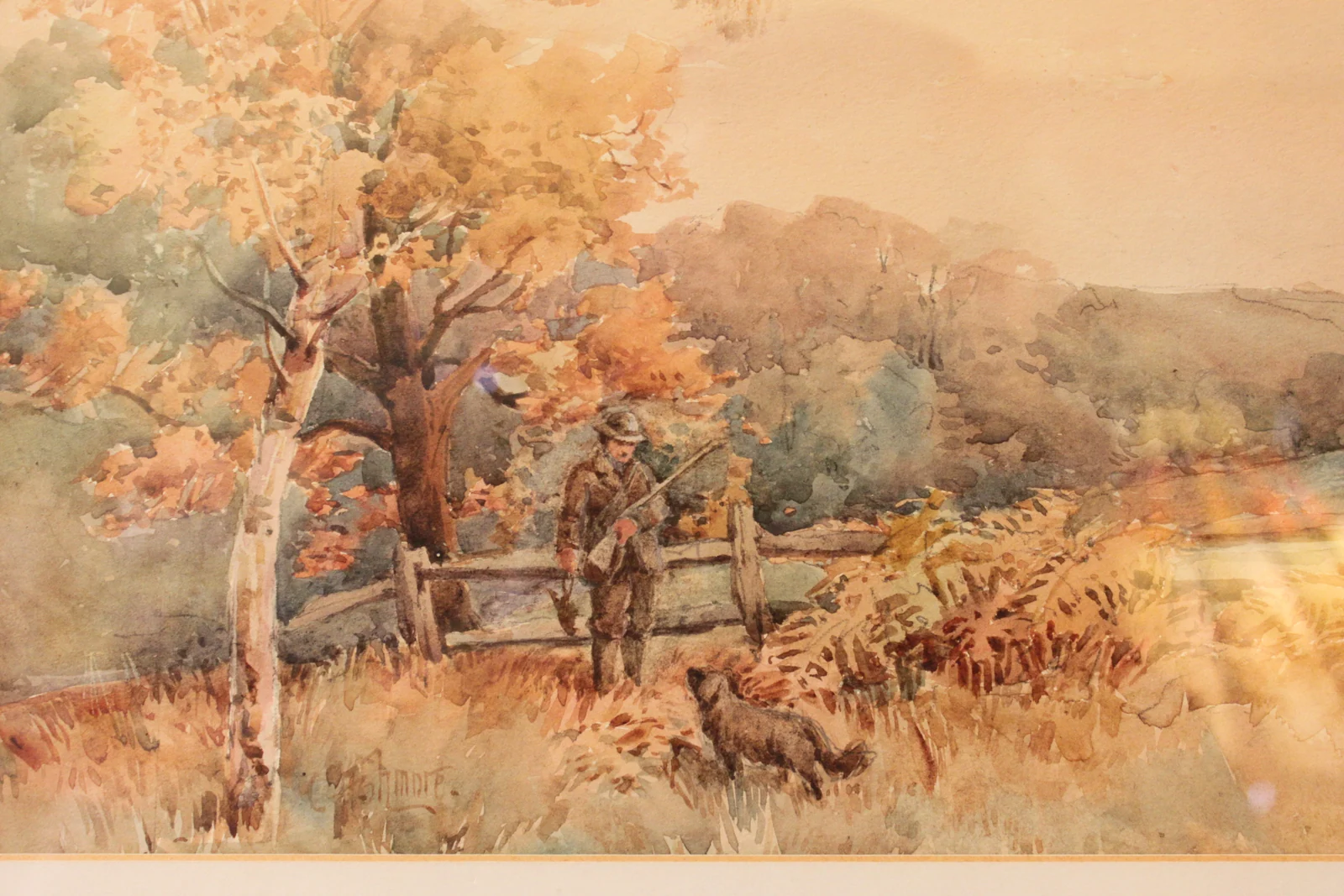 Watercolour by Charles Ashmore.