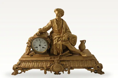 Early 19th century ormolu mantel clock