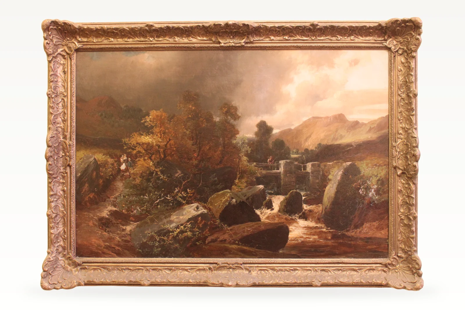 The Bridge at Pont-y-Pant, by Clarence Roe