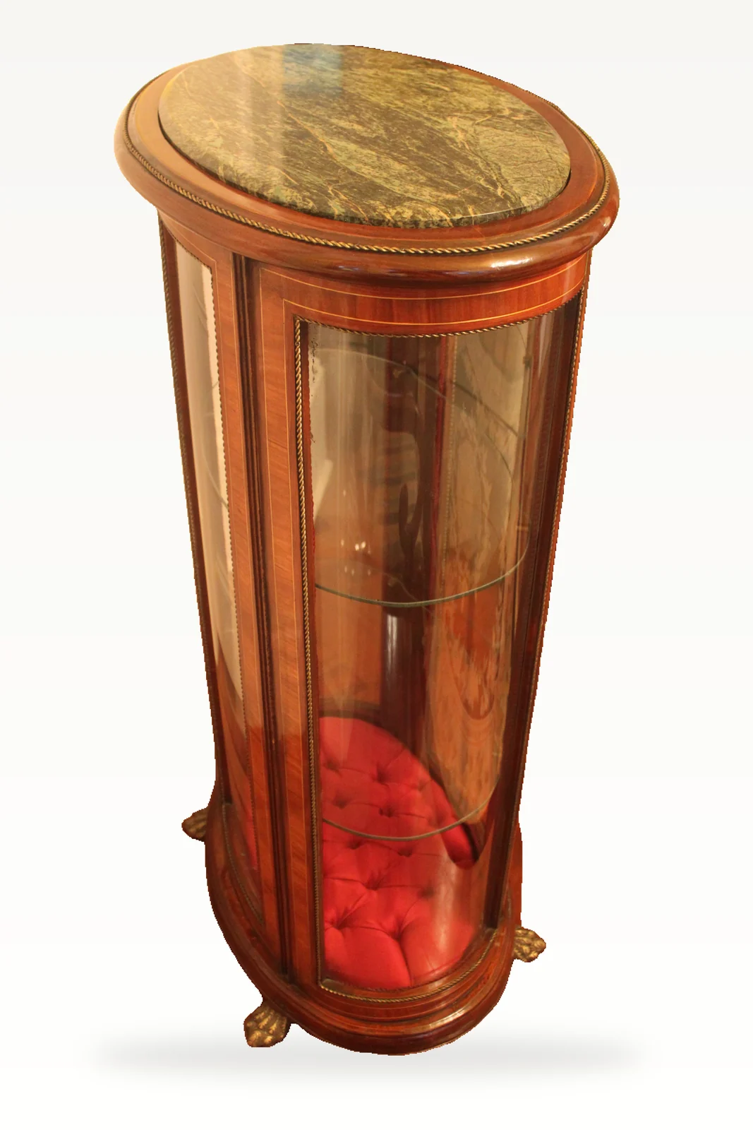 FRENCH INLAID VITRINE OR BIJOUTERIE CABINET — view 4