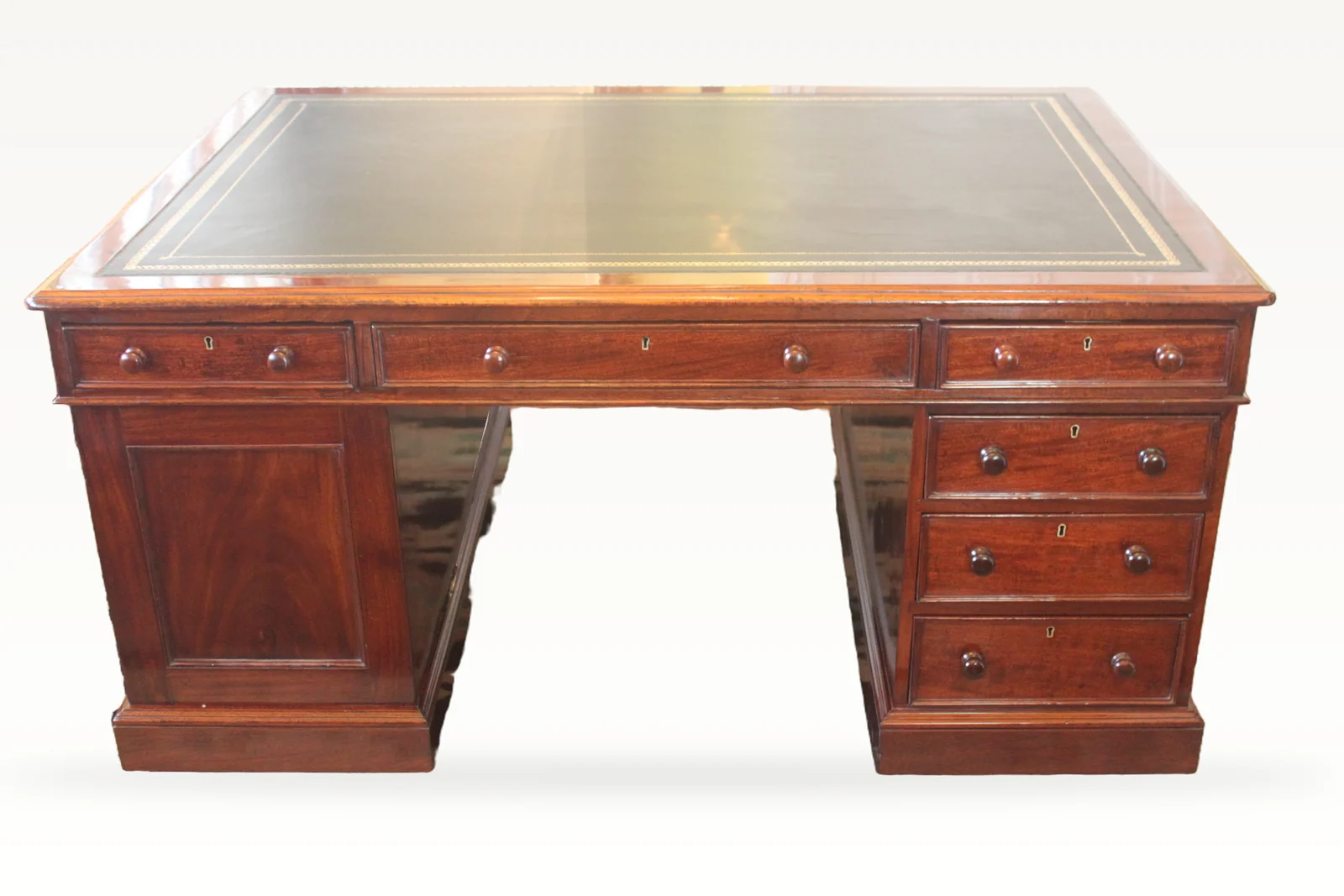 Victorian mahogany partners desk