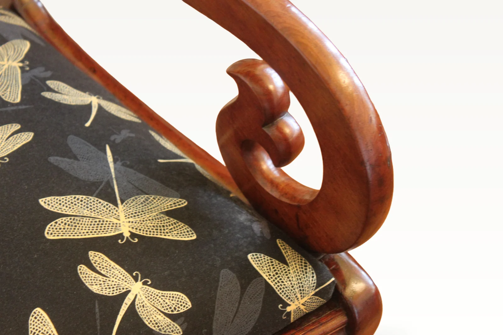 Regency mahogany armchair — view 4