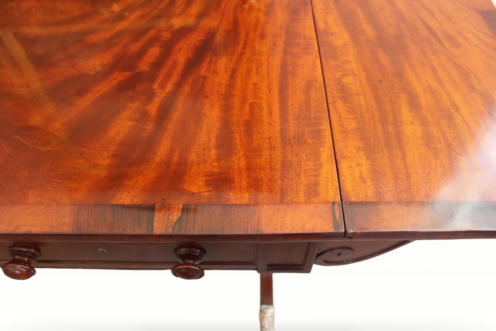 An early 19th Century mahogany sofa table — view 4