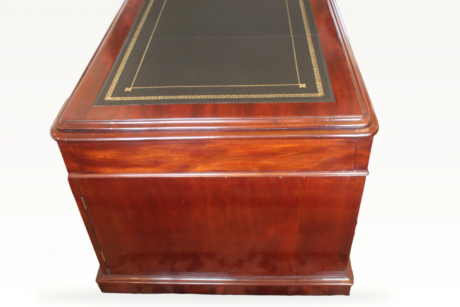 A Victorian mahogany partners desk — view 7