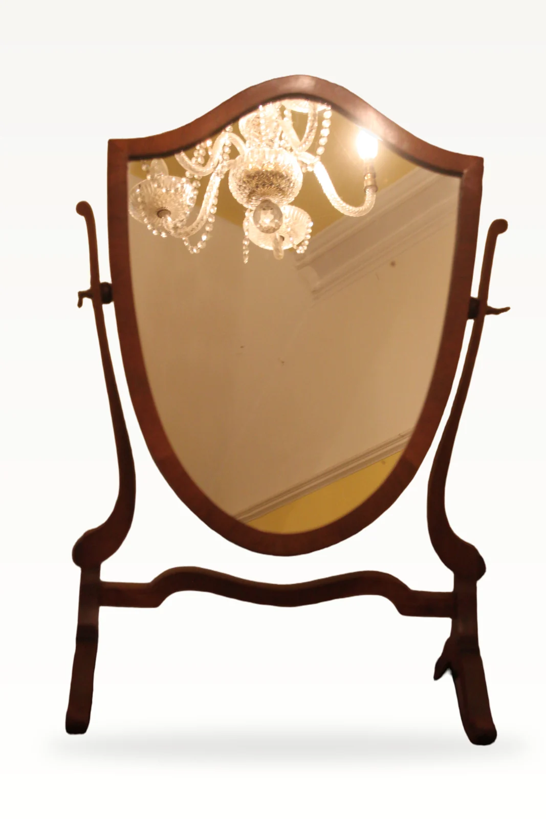 Edwardian Hepplewhite style dressing mirror — view 2