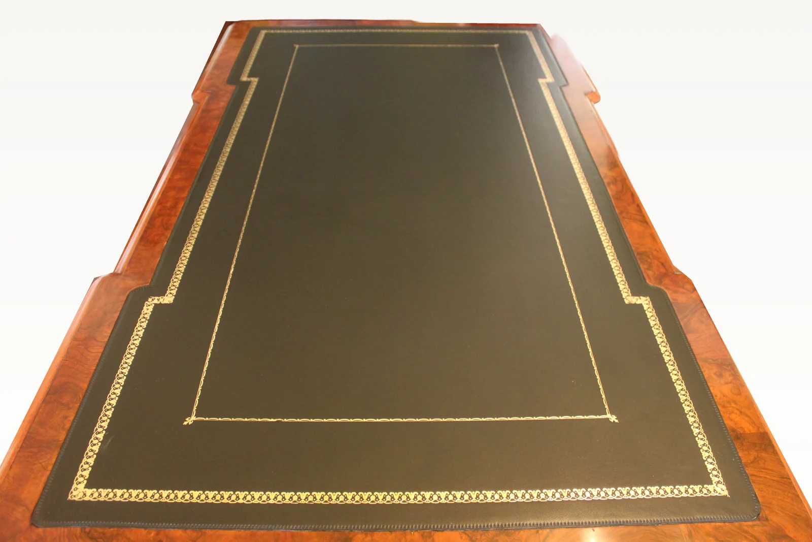 A rare Victorian burr walnut partners desk by Edwards & Roberts — view 9