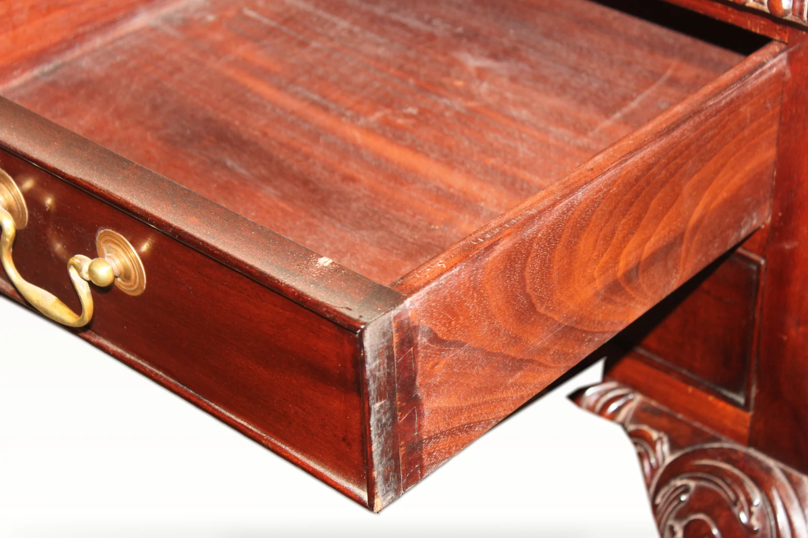 Chippendale style Mahogany Partners’ Desk/Library — view 6