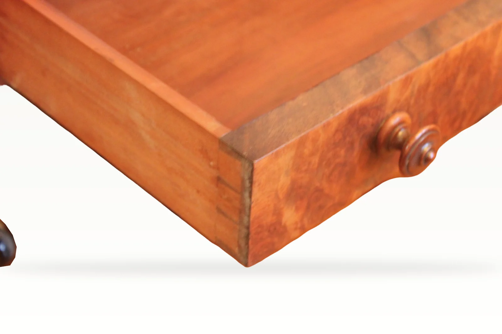 Victorian burr walnut Canterbury What-not — view 8