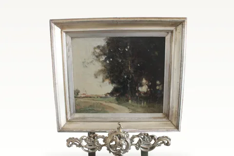 Oil on panel by Joseph Vickers de Ville, (1856–1925)