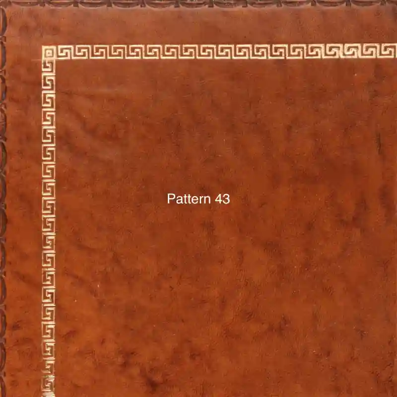 Antique Desk Leather Replacement - Gold Tooling Pattern 43